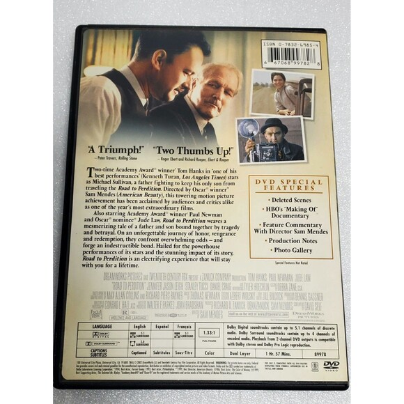 Tom Hanks DVD Lot Green Mile Road to Perdition League Own Catch Me If You Can - Picture 13 of 13